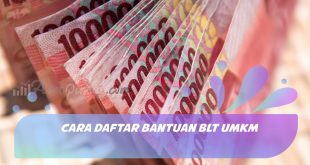 Cara daftar BLT UMKM Online