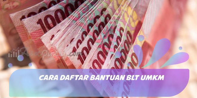 Cara daftar BLT UMKM Online