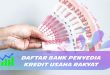 daftar bank penyedia kredit usaha rakyat