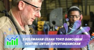 kelemahan usaha toko bangunan