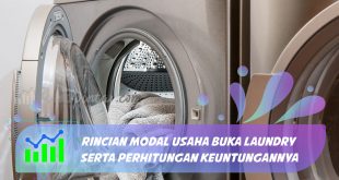 modal usaha buka laundry