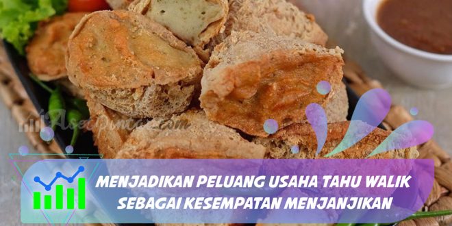 peluang usaha tahu walik