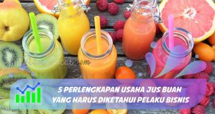 perlengkapan usaha jus buah