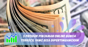 5 Produk Pinjaman Online Bunga Terkecil Yang Bisa Dipertimbangkan