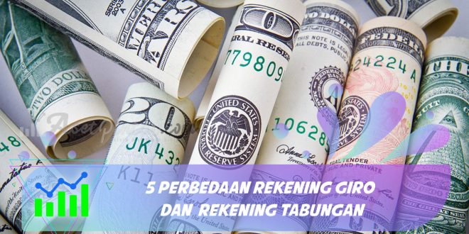 perbedaan rekening giro dan rekening tabungan