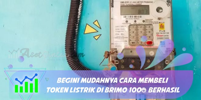 cara membeli token listrik di brimo