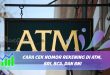 cek nomor rekening di atm