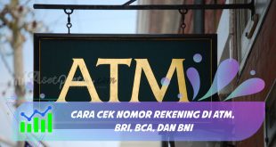 cek nomor rekening di atm