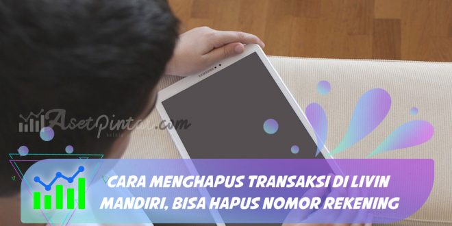 cara menghapus transaksi di livin mandiri